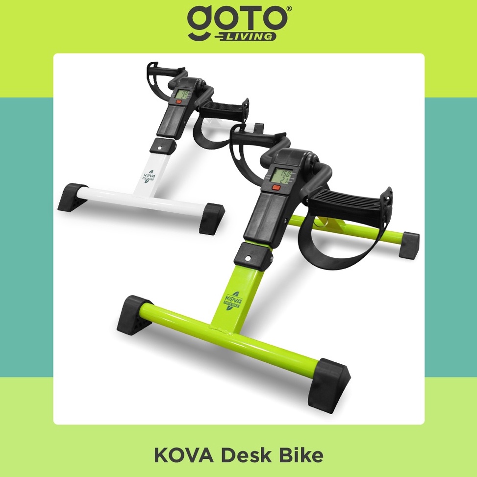 Terbaru Kova Desk Bike Sepeda Statis Terapi Lutut Kaki Bawah Meja Kerja