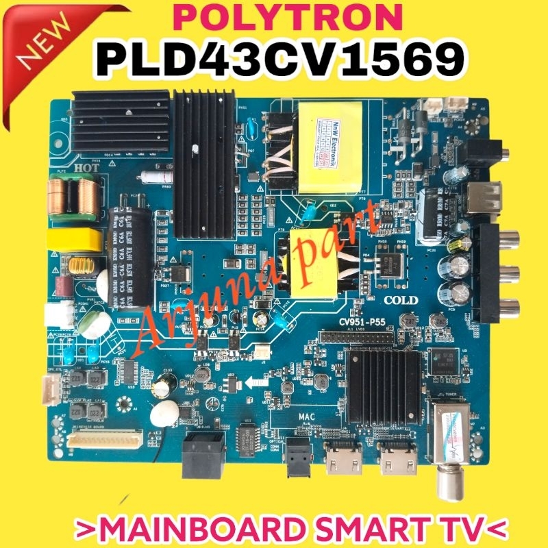 MAINBOARD TV POLYTRON PLD43CV1569 / MB TV POLYTRON PLD43CV1569 / MODUL TV POLYTRON PLD43CV1569 / MES