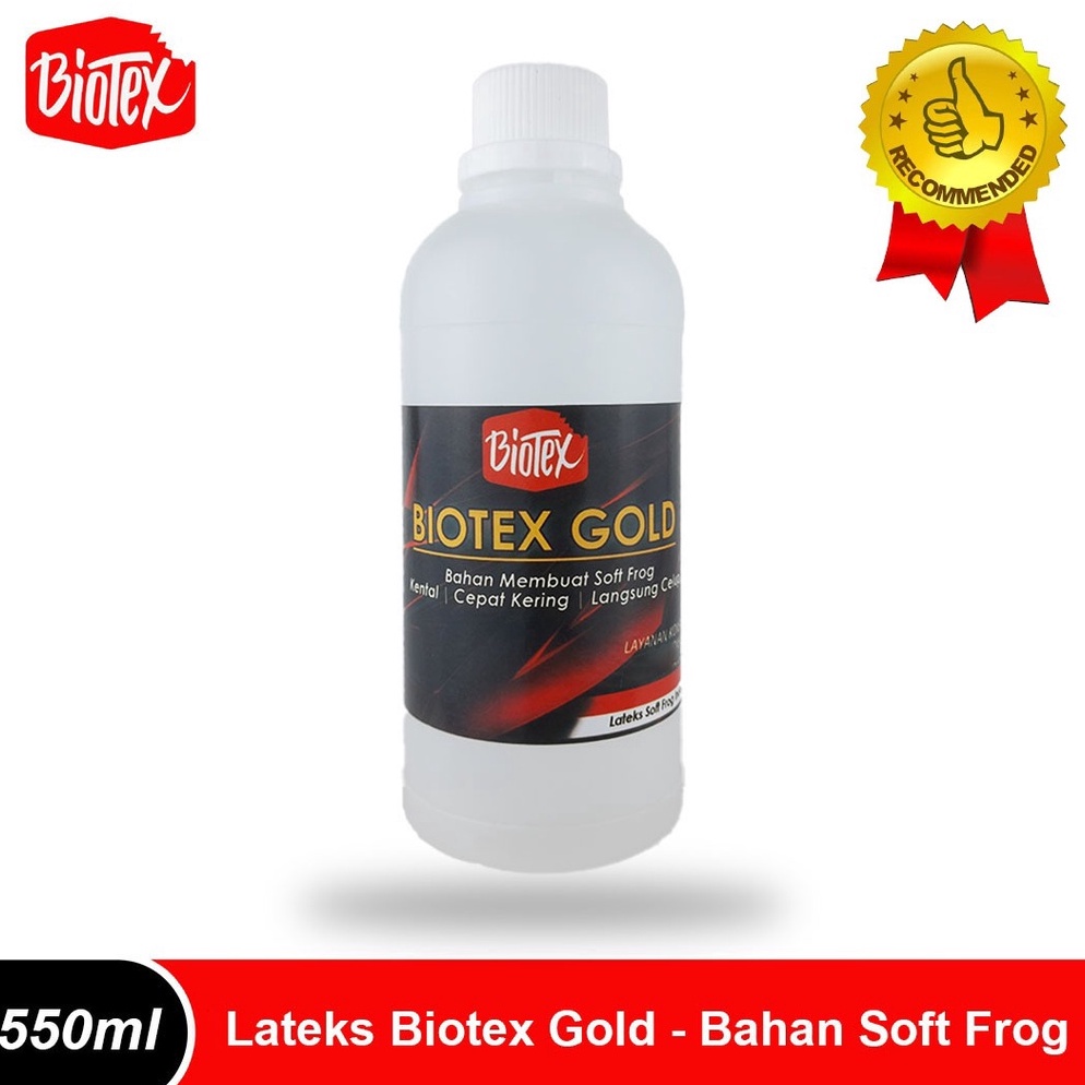 Terlaris Lateks Biotex Gold Bahan Bikin Soft Frog 55 Ml