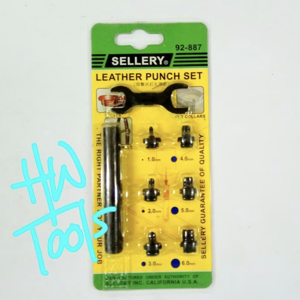 

Terbaru LEATHER PUNCH SET ALAT PELUBANG SELLERY 92887 8