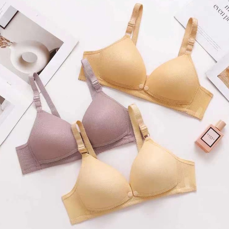 Dijamin puas Bra Bh Menyusui Nursing Bra Tanpa Kawat Wanita Ibu Hamil Kualitas Import La Paris BRA 2