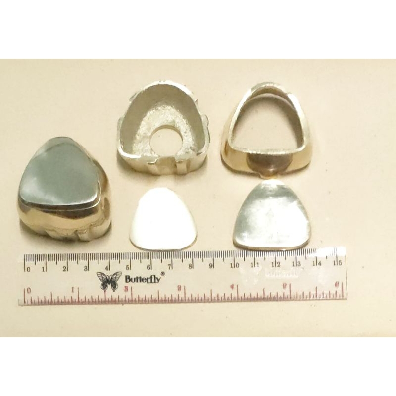 Trijaya Dental Medical Cuvet Kuningan Kecil/ Cuvet Kecil/ Kuvet kuningan/ Kuvet kecil