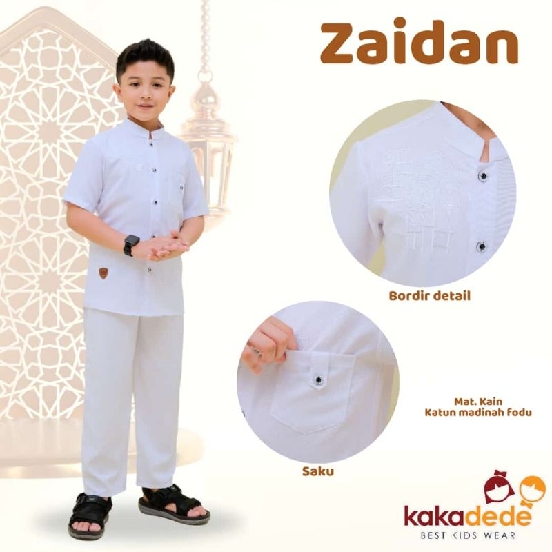 SET KOKO PUTIH ZAIDAN KAKADEDE / SET ZAIDAN KAKADEDE