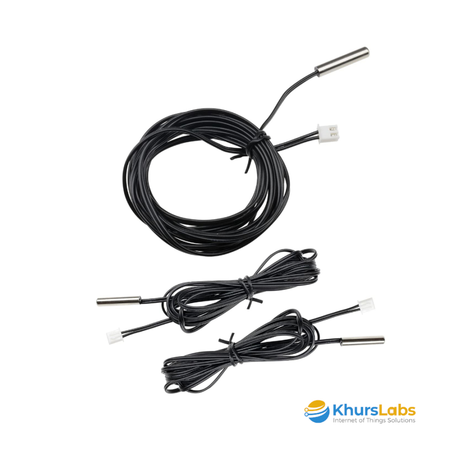 Thermistor Ntc 3950 10k 1m 2 meter termometer probe sensor suhu NTC10K Original