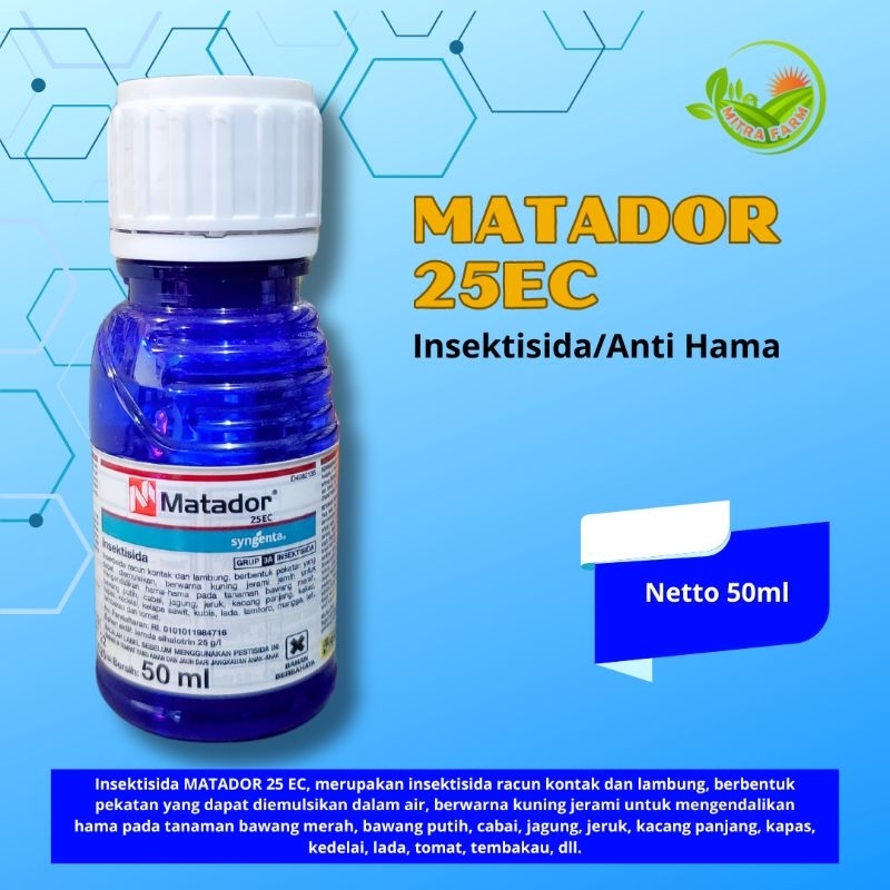 Matador Obat Pembasmi Hama Ulat - INSEKTISIDA PEMBASMI HAMA ULAT 50 ML