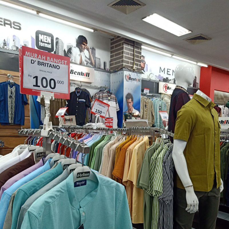 D'BRITANO KEMEJA PRIA BRANDED