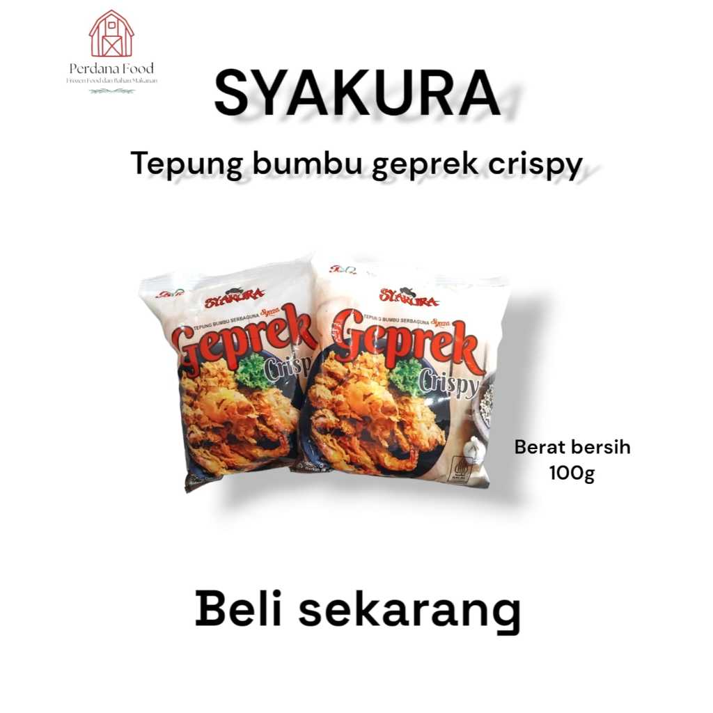 

Tepung Bumbu Serbaguna Geprek Sakura 100 GR