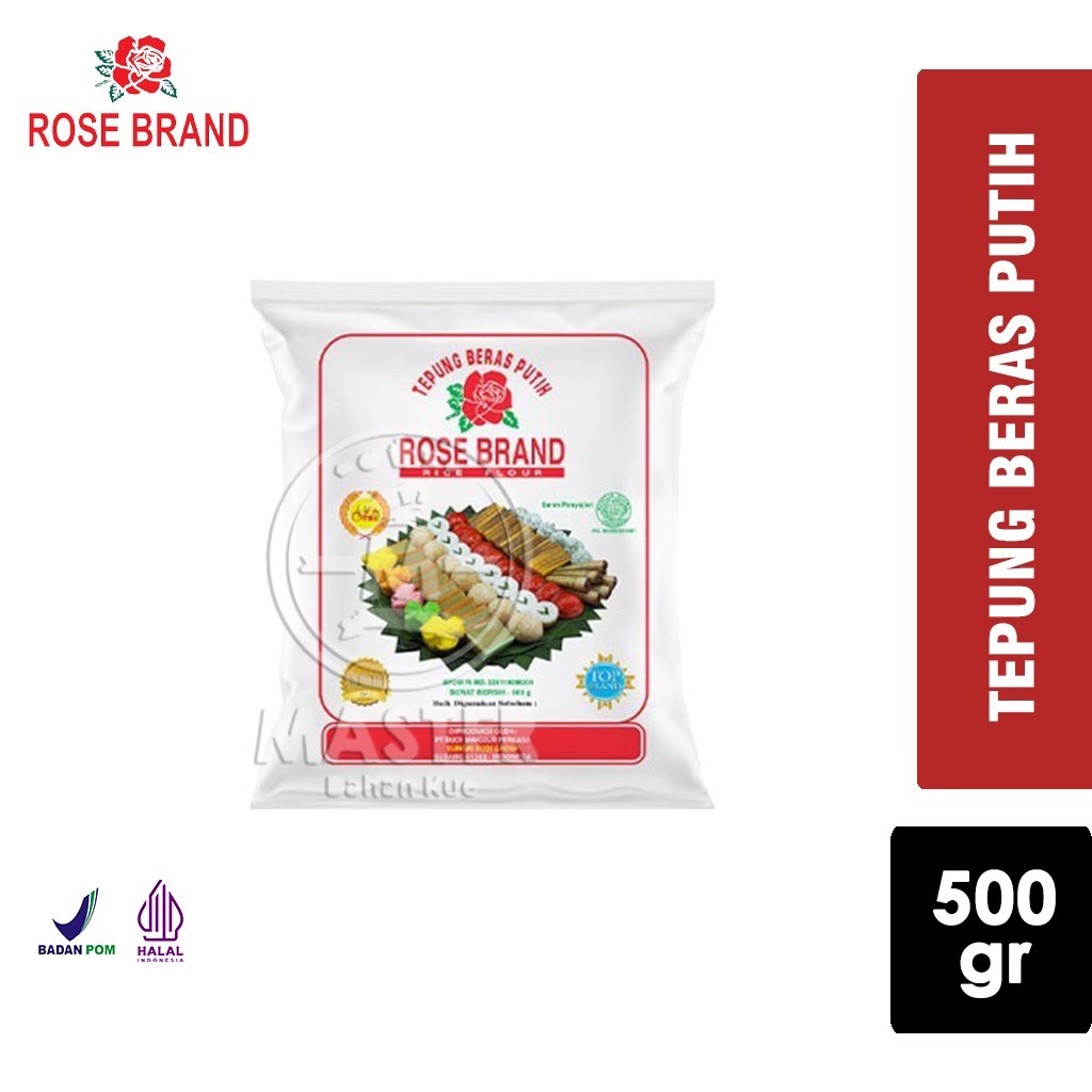 

Tepung Beras Putih Rose Brand PREMIUM Kemasan Supermarket [500 gr]