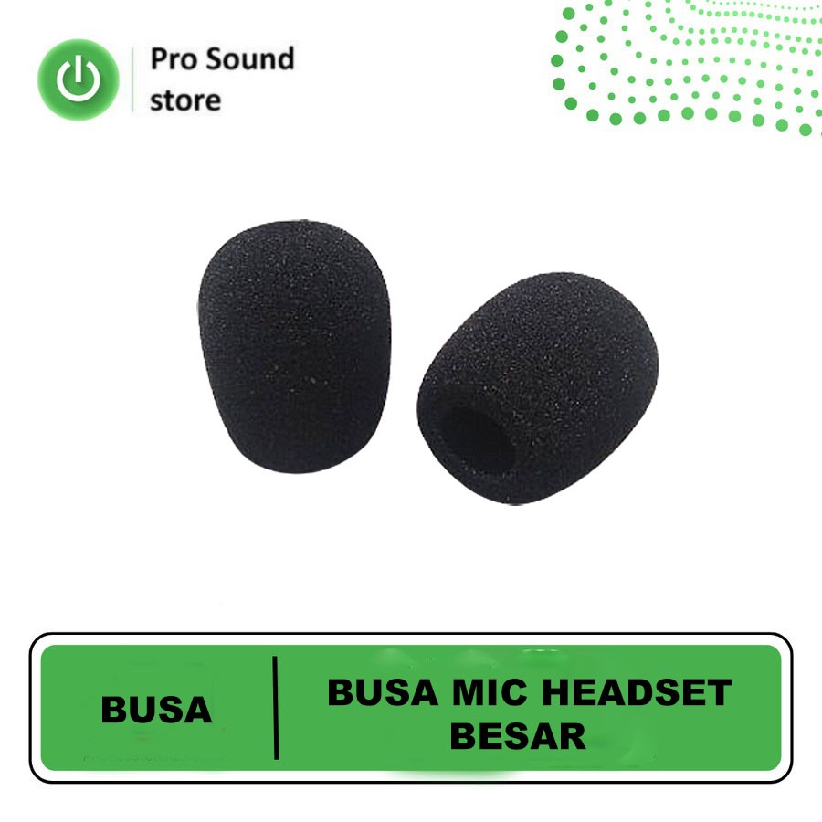 busa mic clip on /busa microphone headset / spon microphone besar 621