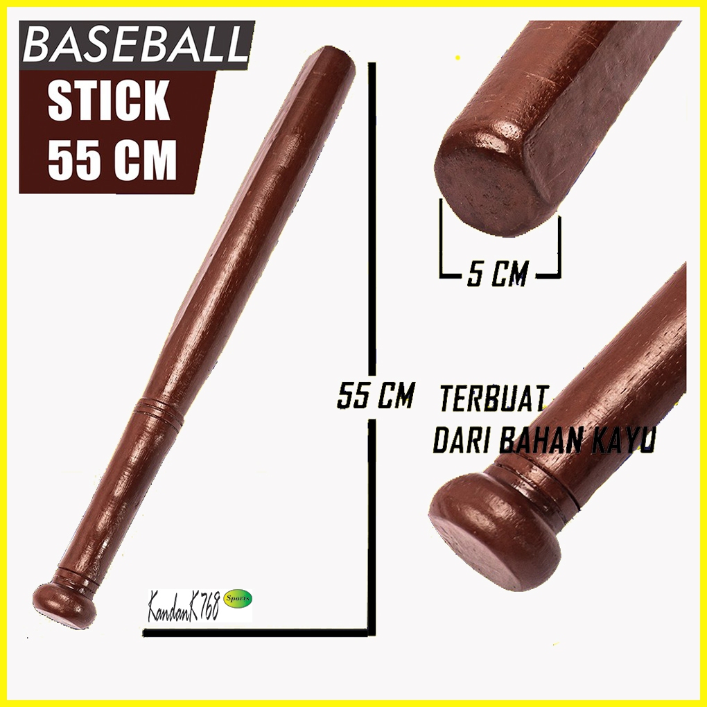 Tongkat Kasti Kayu / Stick Kasti Kayu / Pemukul Kasti