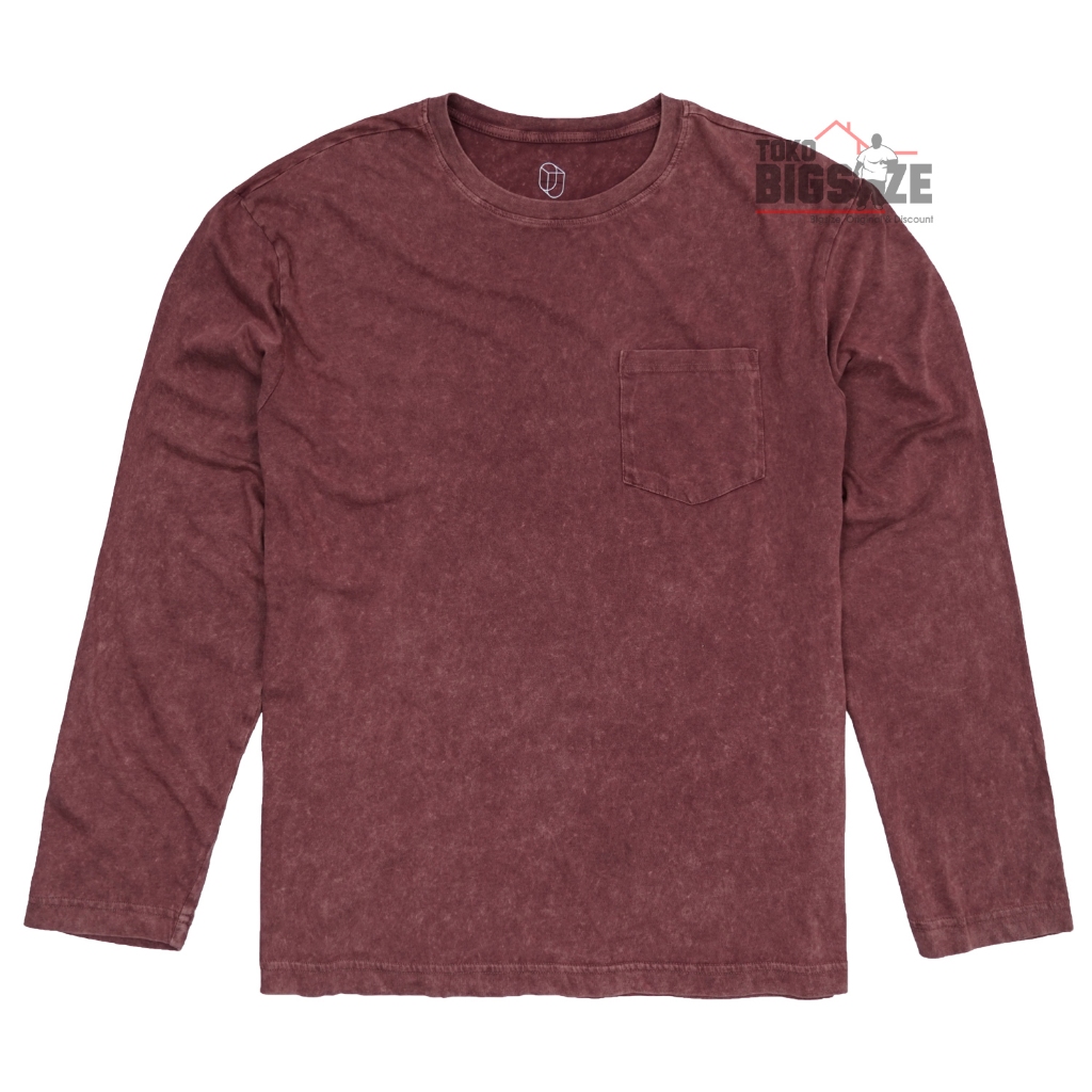 O.Use Basic Wash Tshirt Bigsize Original - Kaos Pria Jumbo Size OU004