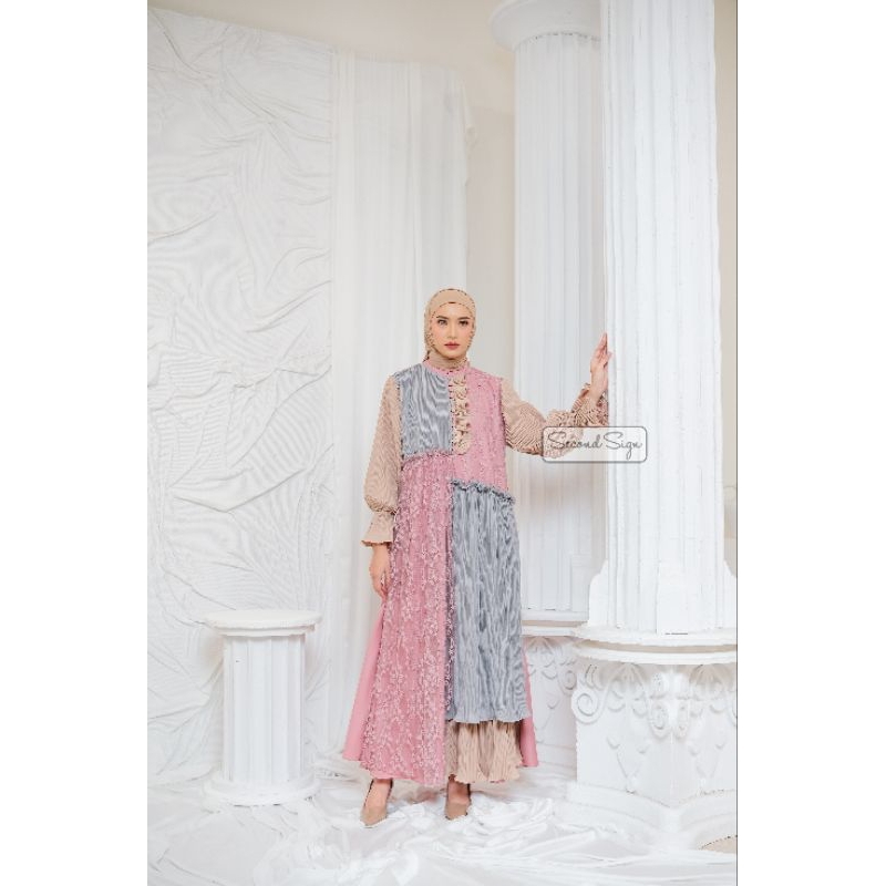 SECOND SIGN BARCYA DRESS/100% original/secondsign/gamis