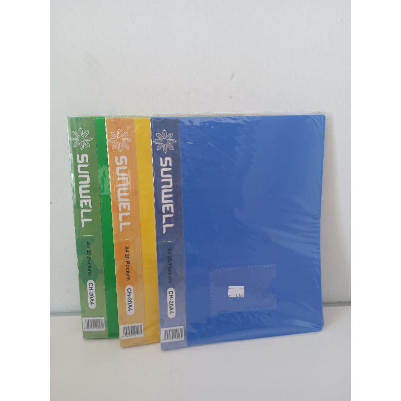 

Map kertas A4 20 pockets