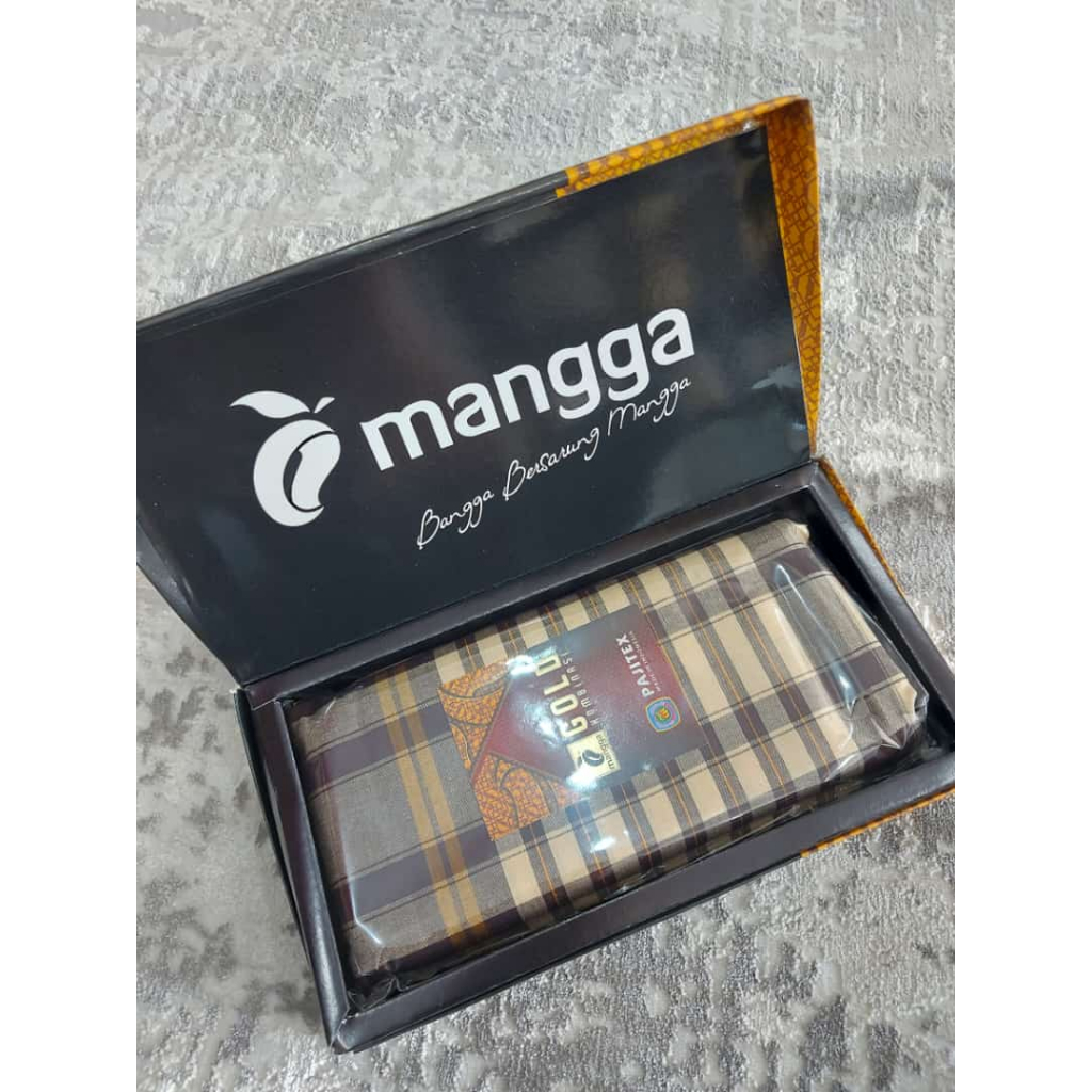 Sarung Mangga Gold Kombinasi