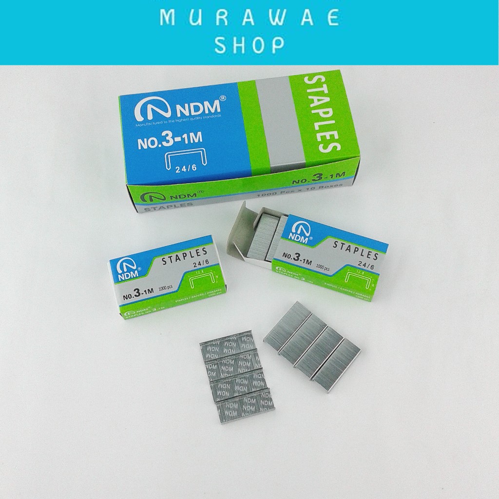 

Isi Staples No 3 Middle box isi 10 box kecil / NDM Isi Staples No 3 Middle Box