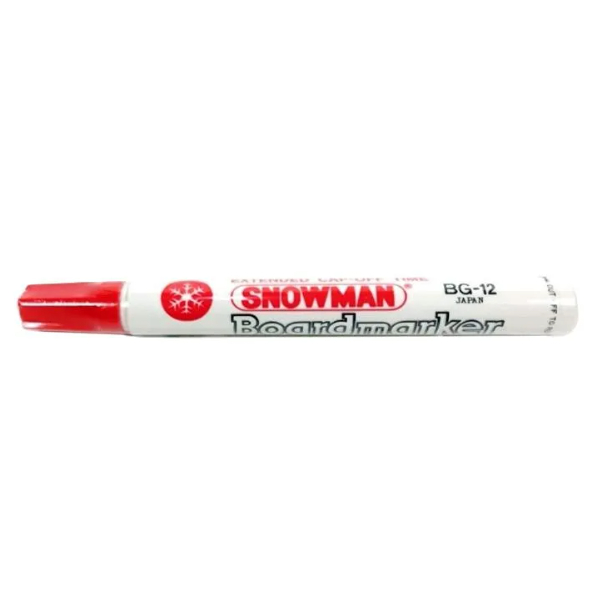 

GRAMEDIA BATAM - Spidol White Board Snowman BG-12 Merah