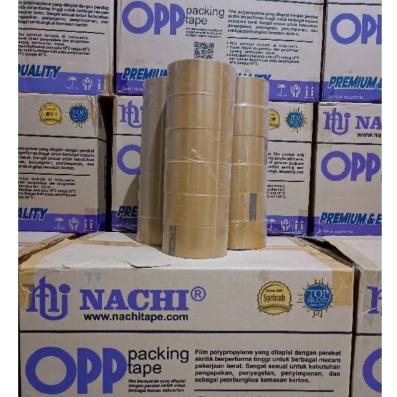 

(6 Pcs) Lakban Nachi OPP 2"/48mm x 100y