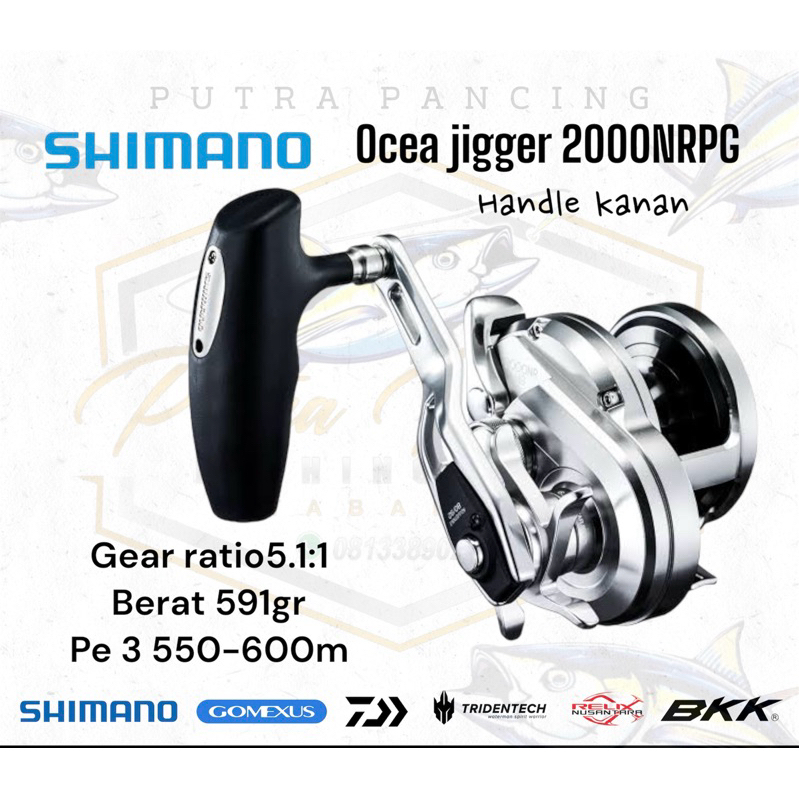 shimano ocea jigger 2000nrpg