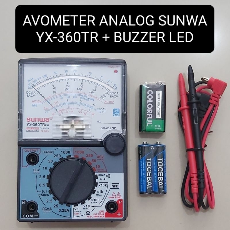 SUNWA Avometer Analog YX-360TR Original Multimeter Multitester Sunwa Jarum