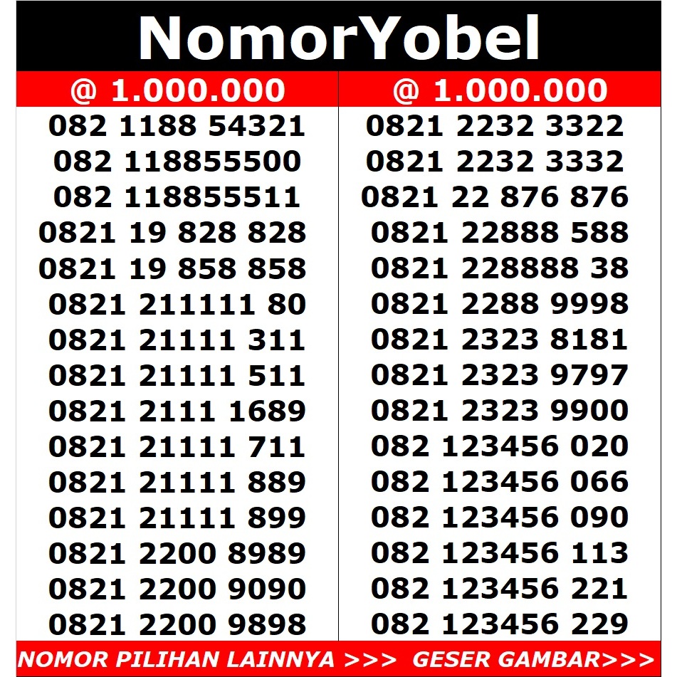 nomor cantik telkomsel simpati 4G 1000k-22