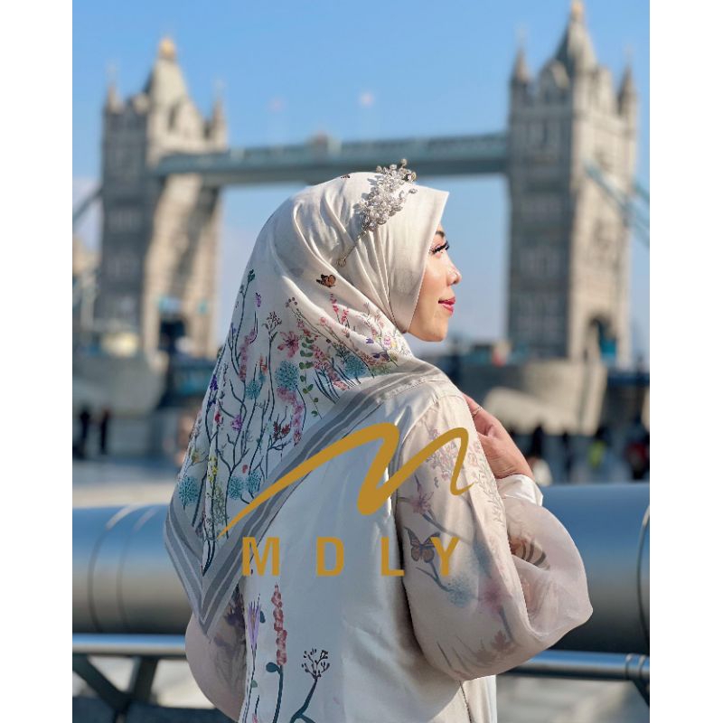 MARVELLA FLEUR DRESS & SCARF BY MDLY