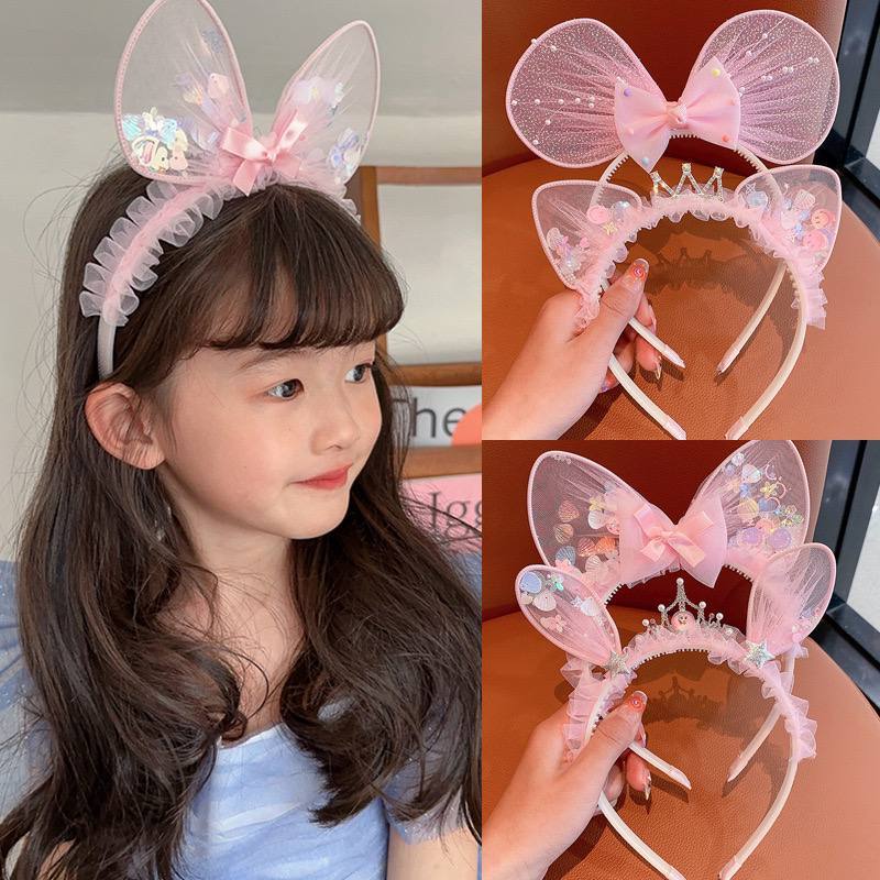 Twinkling - ELLIOT Bando Anak Perempuan Lucu bunga bunga mutiara bling