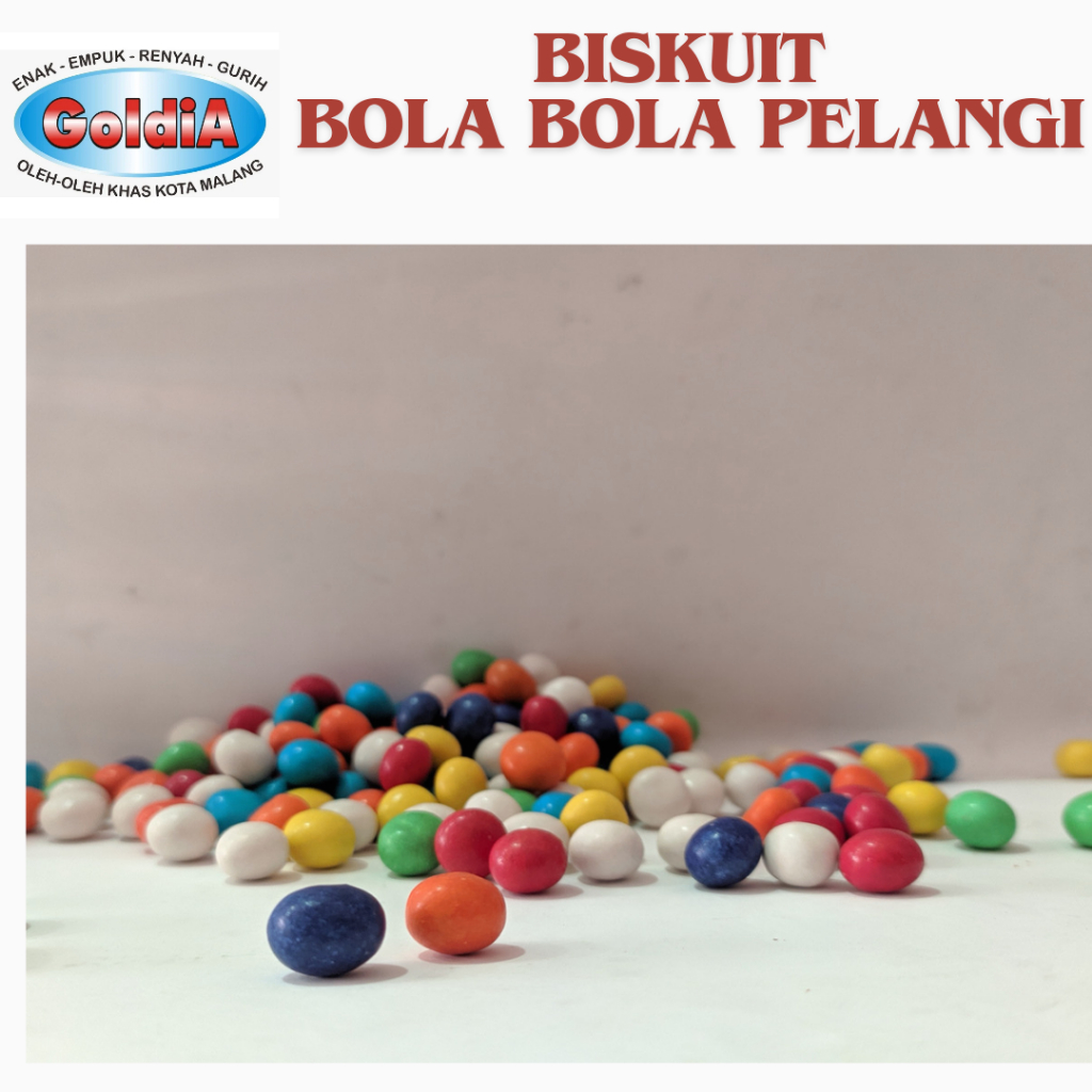 

BISKUIT BOLA-BOLA PELANGI 250 GR (KILOAN) CHOCO BALL