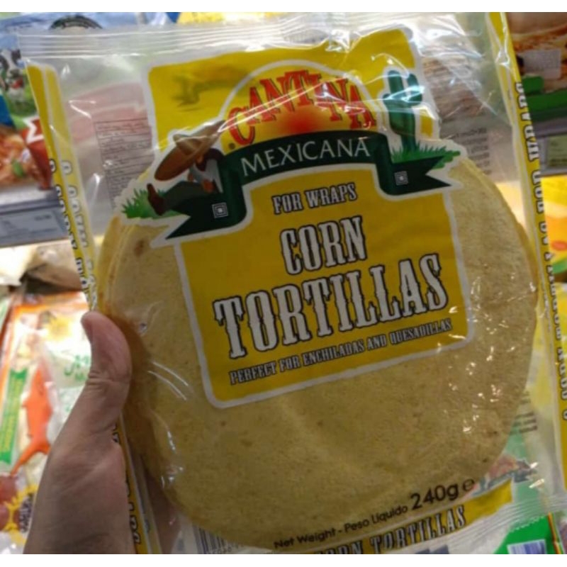 

Cantina mexicana corn tortila wrap 240 gr