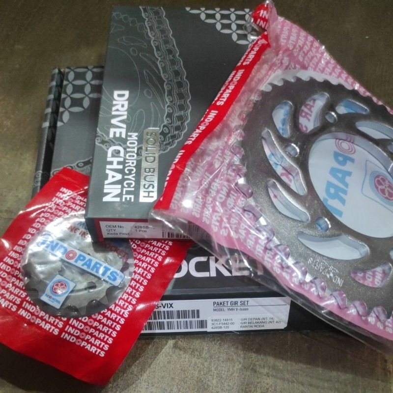 gear set gir paket yamaha vixion old indoparts