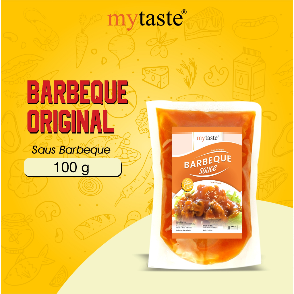 

My Taste Barbeque Sauce 100gr Saus Barbeque Original Saos BBQ Bumbu Barbeque Daging Grill Bakar