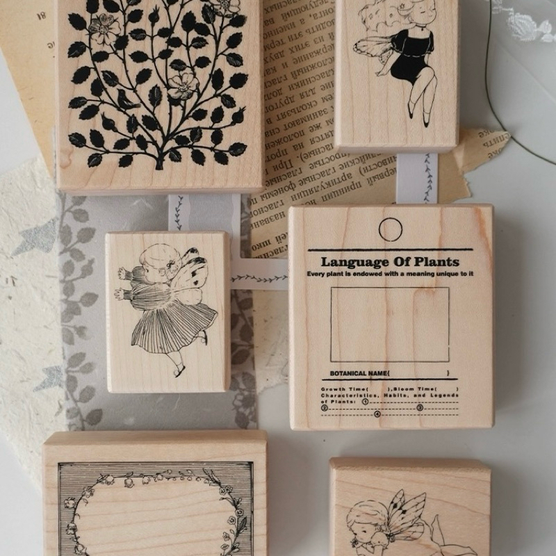 

JoyYou Language of Plants Rubber Stamp Set