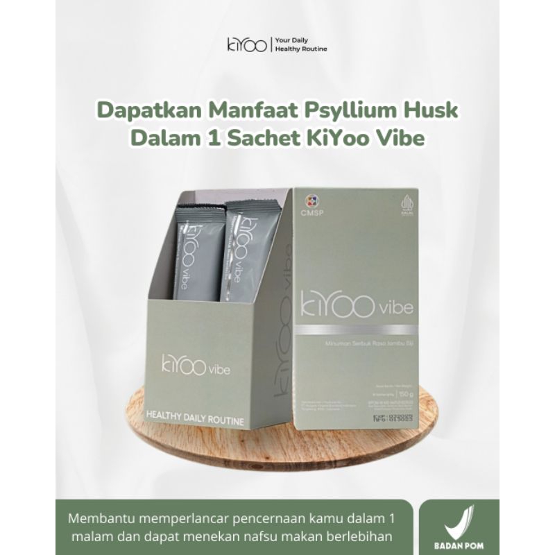 KIYOO VIBE Minuman Tinggi Serat Rasa Jambu Biji [ original ]