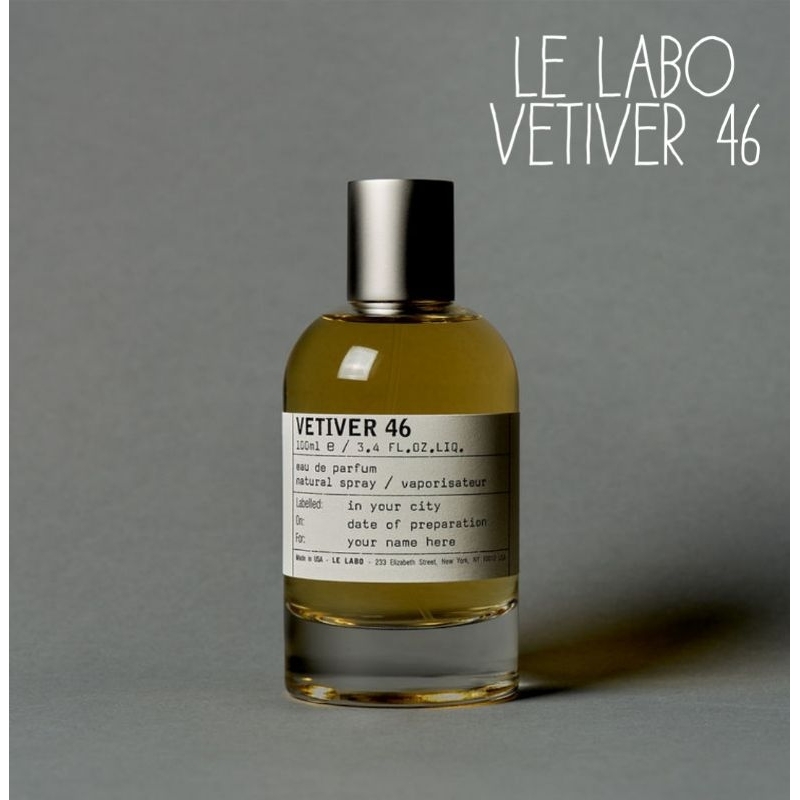 PARFUM ORIGINAL LE LABO VETIVER 46 (unisex) REJECT/TESTER