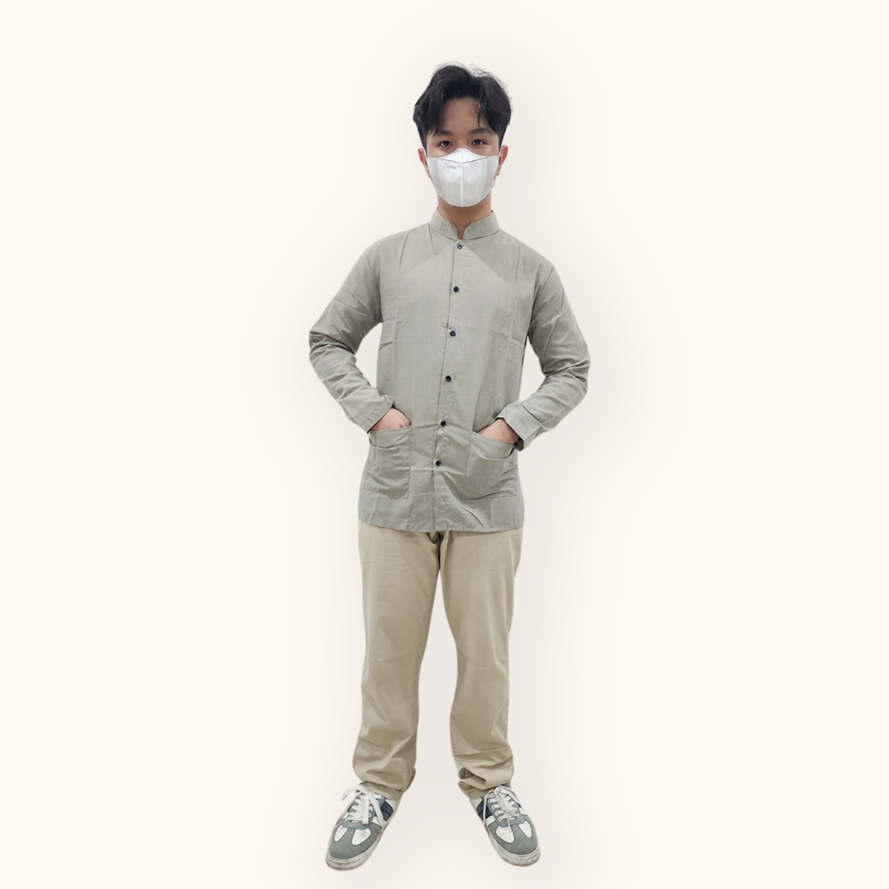 Baju Muslim Koko Tangan panjang Pria dewasa - Yusuf