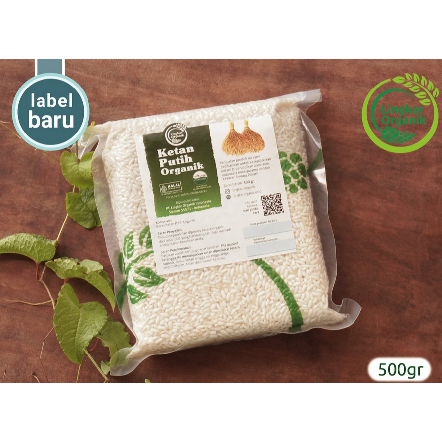 

Lingkar Organik Ketan Putih 500 grm