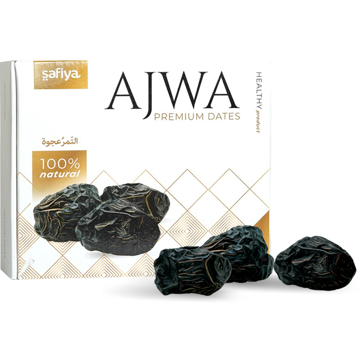 Kurma Ajwa 500 gram Kurma Nabi Asli Madinah Authentic Safiya Food