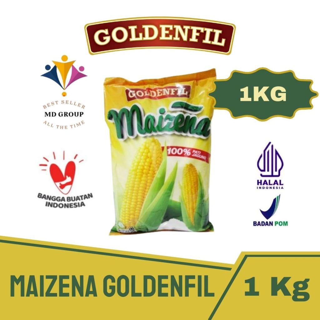 

Goldenfil Tepung jagung Tepung Maizena 1Kg