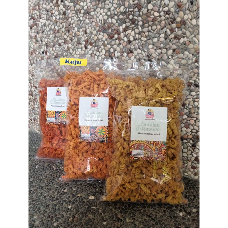 

Superheru Makaroni Beliung 500 gram | makaroni spiral pedas