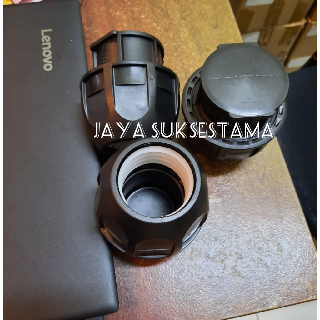 Dop HDPE 40mm Tutup Pipa HDPE End Cap HDPE 1 1/4'' inch