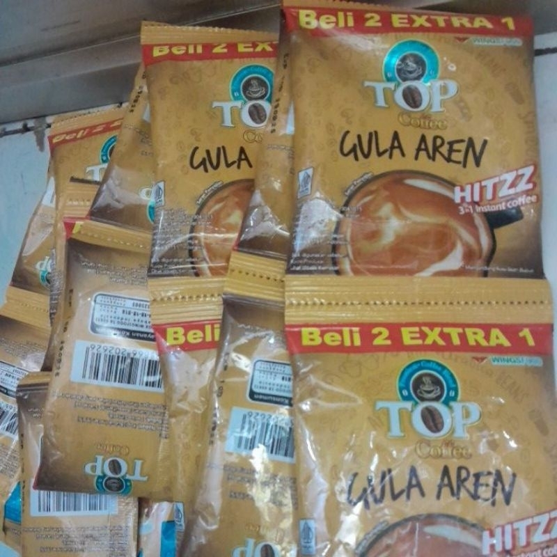 

top coffee gula aren renceng isi 15sachet