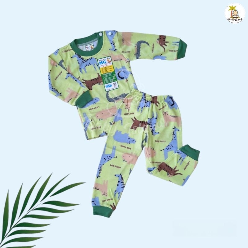 Moms Gift SETELAN PIYAMA BAJU CELANA PANJANG BAYI 3 6 12 BULAN PREMIUM WARNA MOTIF / OBLONG SLEEPSUI