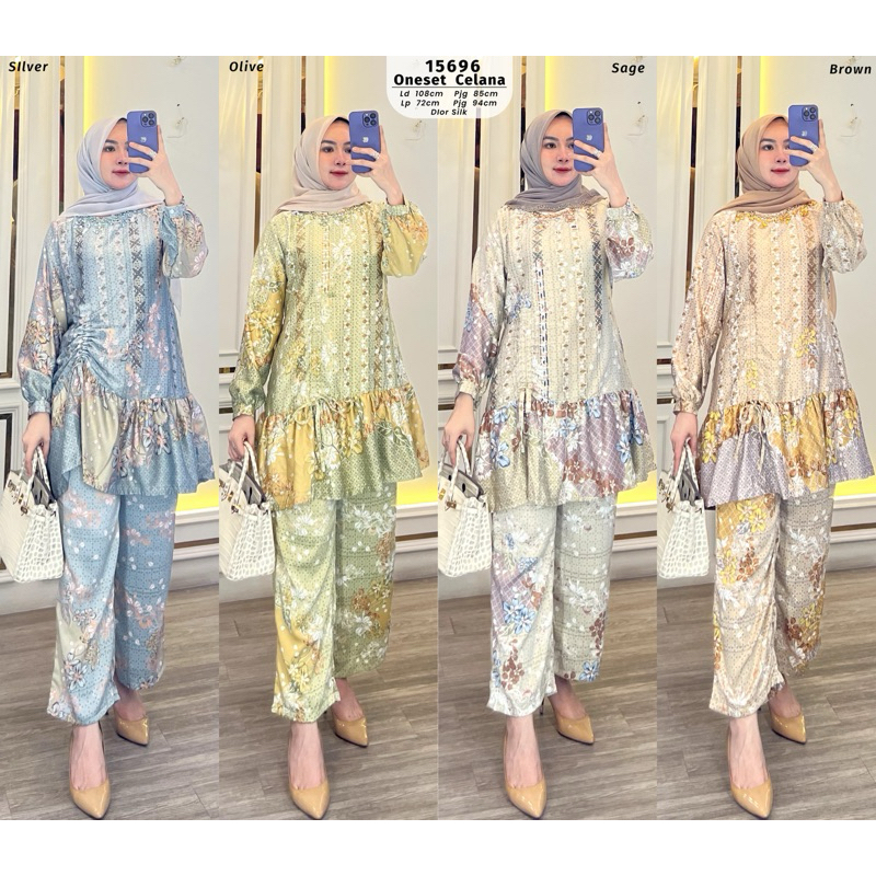 setelan dior silk extu setelan baju wanita