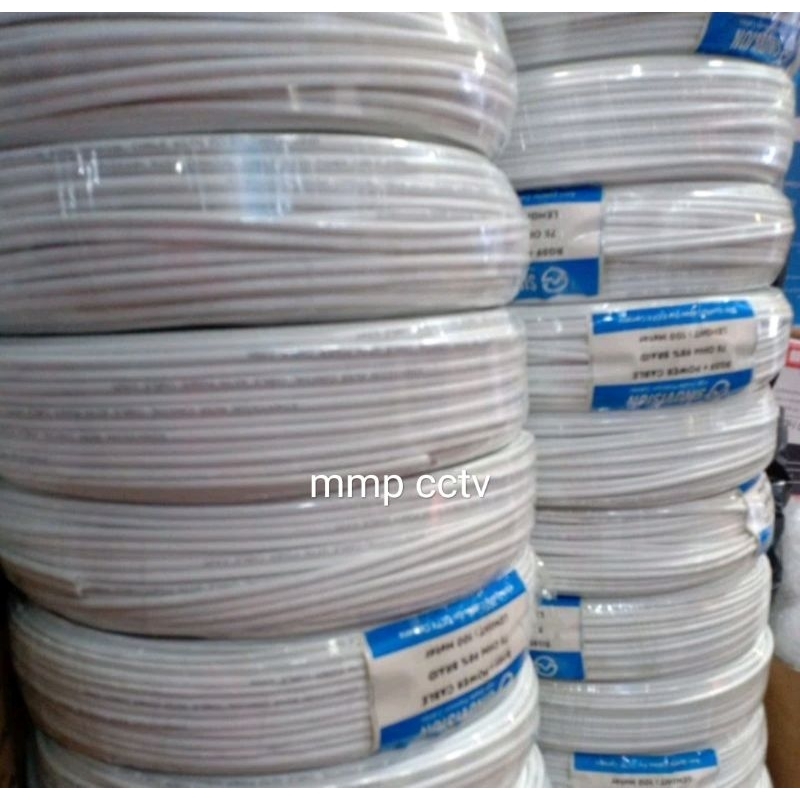 kabel rg59 + power 100meter rg 59 100 meter untuk Ccty