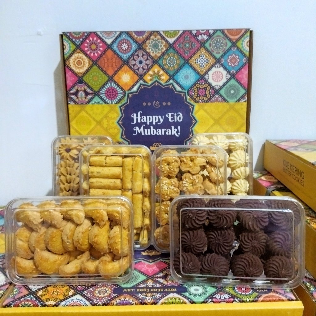 

HAMPERS COOKIES - TURKISH / HAMPERS LEBARAN / KUE KERING DIAMOND / KUE LEBARAN / PARCEL COOKIES