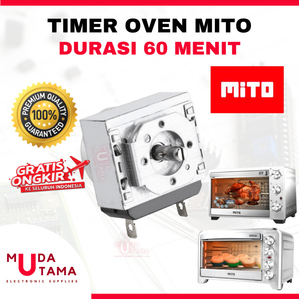 TIMER OVEN MITO - 60 MENIT PUTARAN | PUTARAN SWITCH DELAY OVEN MITO | TIME SWITCH OVEN MITO 60 MENIT