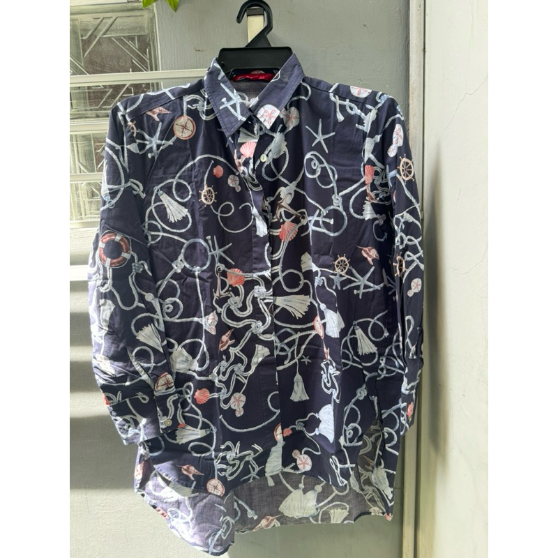 Preloved Benang Jarum Nautical Shirt
