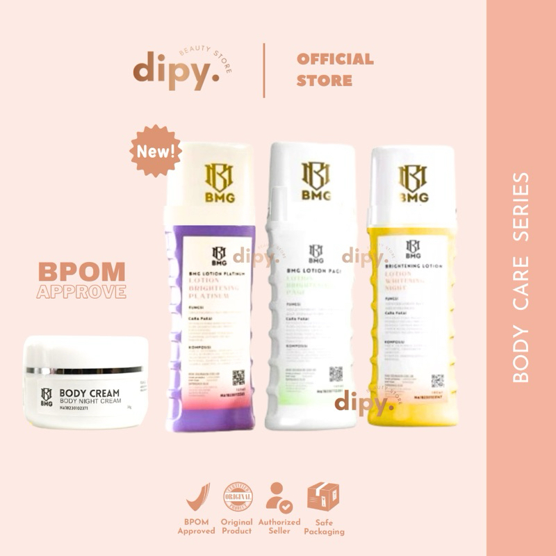 【Ori Pusat】BMG - Paket Body Lotion Cream Anggur Kuning Ungu Platinum HB Hand Body Serum Essence Sian