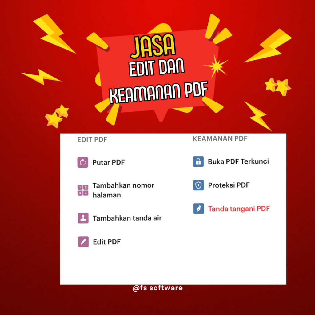 Jasa Edit PDF dan Keamanan PDF