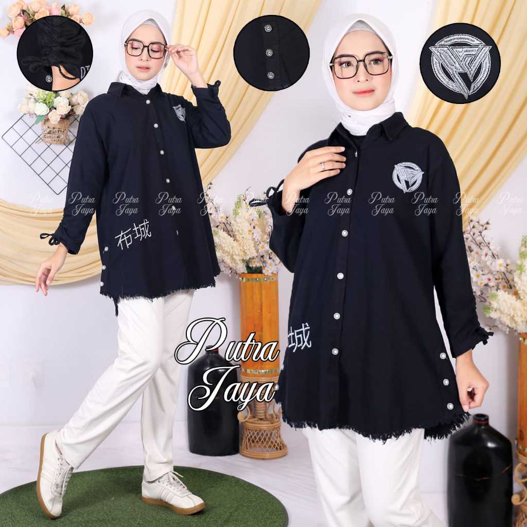 Atasan Wanita Lengan Panjang Baju Wanita Tunik Wanita Terbaru Atasan Tunik Jeans Levis