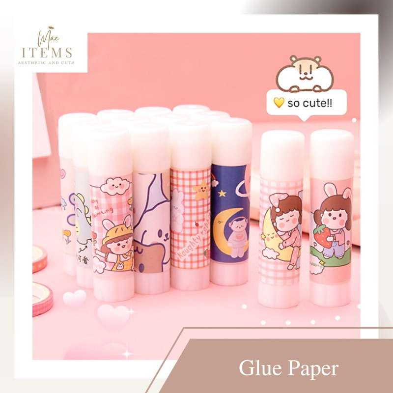 

Lem Glue Stick / Lem Kertas Stick / Lem Unik / Lem Lucu/ Lem Aesthetic